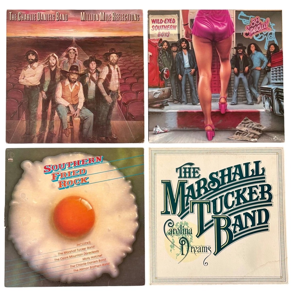 Southern Rock Vinyl Lot 38 Special Charlie Daniels Marshall Tucker Band K-Tel LP